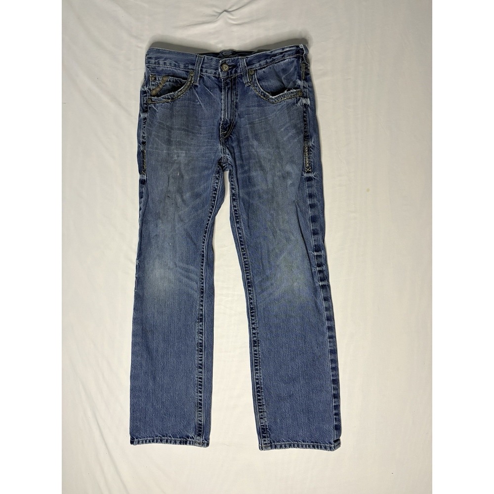 Ariat M5 Slim Gambler Boot Cut Denim Jeans Men's 32x32 Stackable Straight Leg